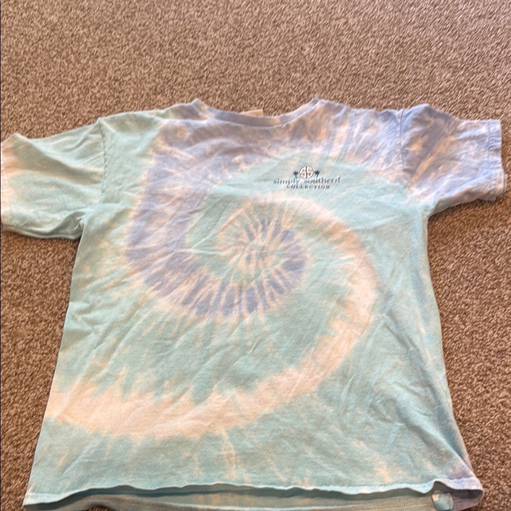 Blue Tie-Dye Kids Shirt